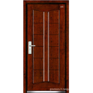 Porte en acier en bois (LT-307)